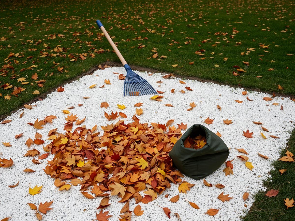 Rudeninis lapų surinkimas